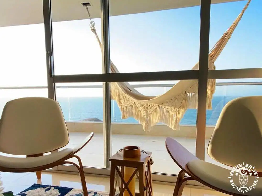 Hamac Colombien L en Macramé_9